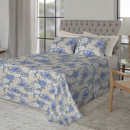 Jogo de Cama Casal 130 Fios Fiori - Cecília (7428-3) - 4