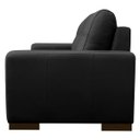 Ver imagem 7 de Jogo de Sofá 2 e 3 Lugares Sala de Estar Milano Couro Preto - Gran Belo