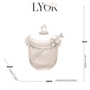 Ver imagem 7 de Meleira Lyor Cristal C/pegador Coração 9,5x12ccm - 1753