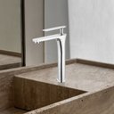 Ver imagem 3 de Torneira Banheiro Luxo Monocomando Metal Cromada Prata Acabamento: Premium; Cor: Prata Brilho