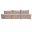 Ver imagem 6 de Sofá Retrátil e Reclinável 4,15m Cama inBox Big Fresh com SoftGel D40 Velupluma Bege
