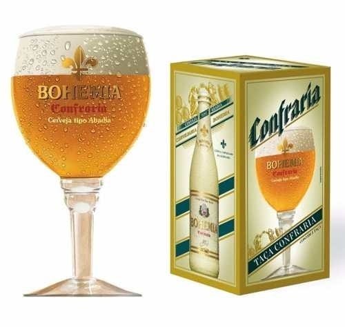 Kit De 4 Taças Cerveja Bohemia Escura Confraria - 4