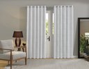 Ver imagem 1 de Cortina Jacquard para Sala/quarto 200x180| Admirare:branco