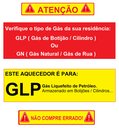 Ver imagem 2 de Aquecedor de Água a Gás Komeco Ko 21 Bk Home Preto 21 Litros Digital Bivolt Gás Glp