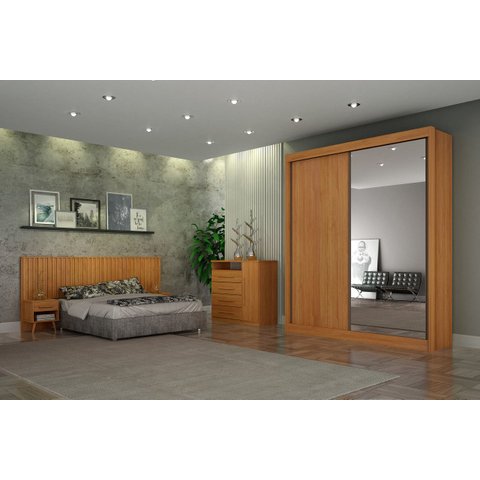 Dormitório Solteiro Esp 2 Portas 3PÇS Milano - Arbo Design
