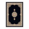 Tapete Persa Iraniano Azul Escuro Ideal para Sala Quarto e Hall de Entrada 1,00x1,50cm - 1