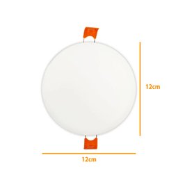 Painel Plafon Led Borda Infinita Black + Decker Redondo 17W Branco Frio - 4