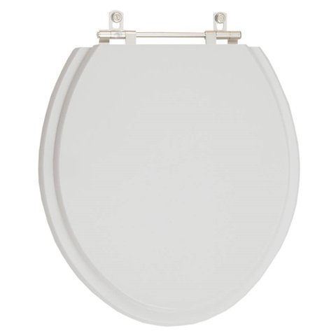 Tampa de Vaso Poliester Convencional | Oval | Universal | 1.6gpf 6lpf Cinza Claro para bacia Deca