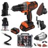 Furadeira Parafusadeira Black Decker Multifunção 6 em 1 Matrix + Eixo Flexível - 1