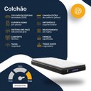 Ver imagem 5 de Cama Box Baú com Colchão Gazin de Espuma D28 Pillow Top Ortoblack Solteiro 88cm