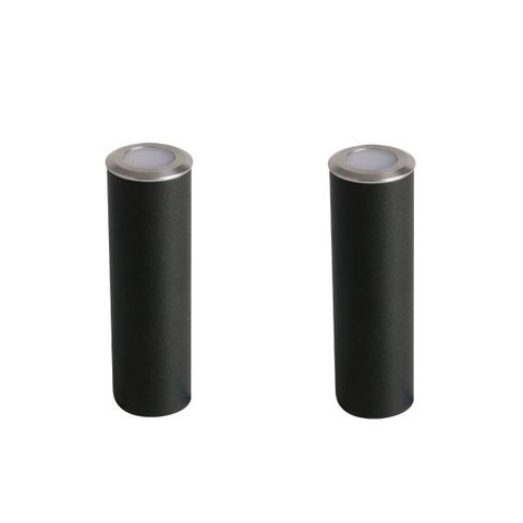 Kit 2 Mini Spot de Solo 0,5W 3000K Quente Ip67 Embutido Acl53