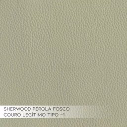 Sofá 2 Lugares Sala de Estar Pés Madeira Kenny 1,60m Couro Off White - Gran Belo - 4