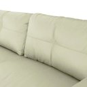 Ver imagem 7 de Conjunto Sofá 2 e 3 Lugares Sala de Estar Kenny Couro Off White - Gran Belo