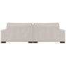 Sofá 4 Lugares Bipartido Sala de Estar Milano 2,60m Couro Off White - Gran Belo - 8