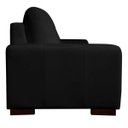 Ver imagem 7 de Sofá 4 Lugares Bipartido Sala de Estar Milano 2,60m Couro Preto - Gran Belo