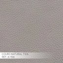 Ver imagem 4 de Sofá 3 Lugares Sala de Estar Milano 2,10m Couro Off White - Gran Belo