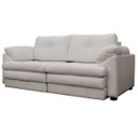 Ver imagem 6 de Sofá Retrátil 3 Lugares Bipartido Sala de Estar Piece 2,15M Couro Off White - Gran Belo