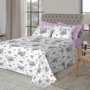 Ver imagem 4 de Jogo de Cama King Size Algodão 200 Fios 4 Peças Estampado