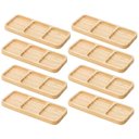 Ver imagem 1 de 8 Petisqueiras Bambu 25x10cm Eventos Bar Restaurantes 3 Divi