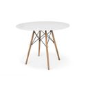 Ver imagem 1 de Mesa de Jantar Redonda Eames Eiffel 120cm Branca