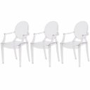 Ver imagem 1 de Kit 3 Cadeiras Louis Sofia Ghost Transparente