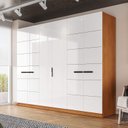 Ver imagem 1 de Guarda Roupa Casal 242,1cm com 6 Portas e 4 Gavetas 240843 Lisboa Politorno Móveis