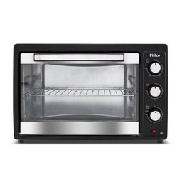 Forno Elétrico Philco 38 Litros Preto/Inox PFE44PI - 127 Volts - 1