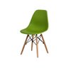 Kit 6 Cadeiras Charles Eames Eiffel Verde Base Madeira - 2