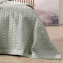 Ver imagem 4 de Kit Colcha Casal 3 Pçs Clair 300 Fios 100% Algodão 230x260cm Altenburg Verde Sauge
