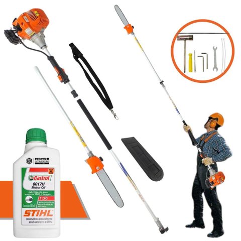 Motopodador com Óleo Stihl Vp3300l Vulcan 33cc 1,3hp 10.000rpm Sabre 12'' C/ Extensor