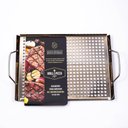 Ver imagem 2 de Bandeja Grelha Churrasqueira Legumes Peixe Steak Inox Prana