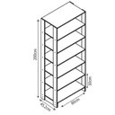 Ver imagem 2 de Closet Multi Yes Com Cabideiro Porta E 12 Prateleiras Nova Mobile Branco