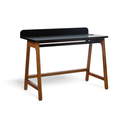 Ver imagem 1 de Escrivaninha em Madeira Cor Preta com Garapa Natural Volt Entrada Usb