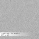 Ver imagem 3 de Sofá Retrátil 2 Lugares Bipartido Sala de Estar Piece 1,75M Couro Branco - Gran Belo