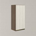Ver imagem 6 de Armario Aereo 1 Porta Mdf 30 Cm Kali 12201 Carvalho Toq Bianco Toq Nicioli