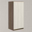 Ver imagem 2 de Armario Aereo 1 Porta Mdf 30 Cm Kali 12201 Carvalho Toq Bianco Toq Nicioli