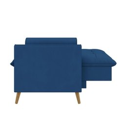 Poltrona Decorativa York C/ Puff em Veludojust Time - 4