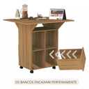 Ver imagem 3 de Mesa Annie de Jantar Cor Amêndoa