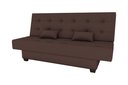 Ver imagem 2 de Sofá Cama Laila Suede Marrom B256 - Matrix