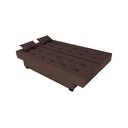 Ver imagem 4 de Sofá Cama Laila Suede Marrom B256 - Matrix