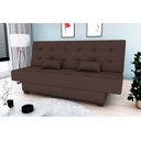 Ver imagem 1 de Sofá Cama Laila Suede Marrom B256 - Matrix
