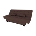 Ver imagem 3 de Sofá Cama Laila Suede Marrom B256 - Matrix