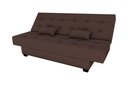 Ver imagem 3 de Sofá Cama Laila Suede Marrom B256 - Matrix