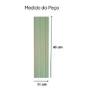 Ver imagem 3 de Painel Ripado Parede Versátil Kit 100 Placas Mdf 45 X 11 Cm:verde