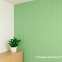 Ver imagem 2 de Painel Ripado Parede Versátil Kit 100 Placas Mdf 45 X 11 Cm:verde