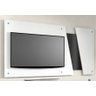 Painel para TV LCD, LED e Plasma Quartzo Extensível - HB Móveis - Branco / Preto - 1