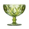 Jogo Taça Sobremesa 310ml Verde Diamante 6 Peças Class Home - 2
