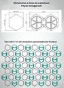 Ver imagem 5 de Revestimento Hexagonal 3d - Ferro Fluid - Montizi:prata Griseo