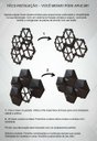 Ver imagem 4 de Revestimento Hexagonal 3d - Ferro Fluid - Montizi:prata Griseo