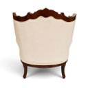 Ver imagem 6 de Poltrona Clássica Branco com Detalhes em Marrom e Dourado a: 108cm L: 92cm P: 62cm
